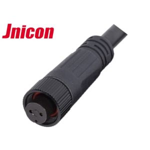 Buy cheap 2 Pin Waterproof Male Female Connector , IP68 Circular Plastic Connectors For Lighting from wholesalers