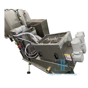 Buy cheap Screw Press Dewatering Machine for Sewage Sludge Treatment from wholesalers