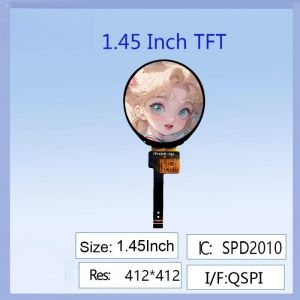 Buy cheap 1.45-Inch Round TFT LCD Display | 412×412 Pixels Ultra-HD, IPS Wide Viewing Angle, SPD2010 Driver Chip, QS-Quality for Smart Watches & Wearable from wholesalers