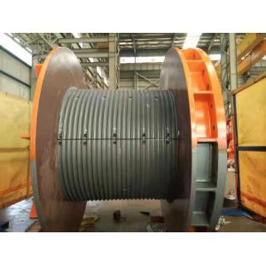 Buy cheap Custom Wire Rope Winch Drum With Grooved Lebus Sleeves For Mining & Industry from wholesalers
