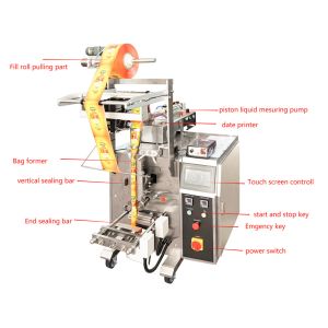 Buy cheap Automatic Vertical Packing Machine 5g-500g Cream Lotion Shampoo Shower gel Water Liquid in Sachet Pouch Filling from wholesalers