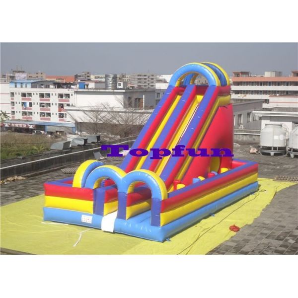Large Size Square Inflatable Slide Mall Advertising Amusement Slide