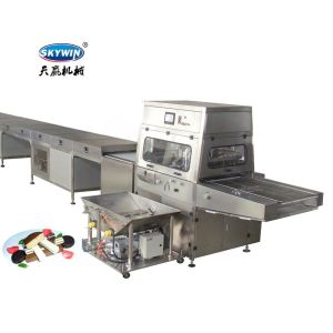 Buy cheap 1000mm Width Chocolate Enrobing Machine With 14m  Cooling Tunnel from wholesalers