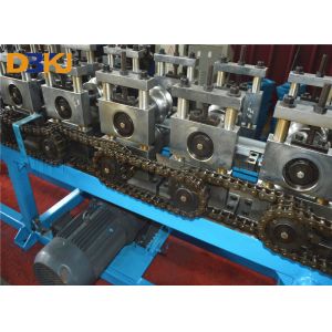 75mm Automatic Roll Shutter Door Roll Forming Machine 0.8-2.0mm With PLC Control
