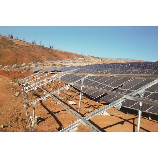 Quality Cold Rolled Solar PV Module Mounting Structure Easily Adaptable To Ground Mounting for sale