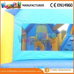 Buy cheap Durable Inflatable Spongebob Combo bounce house with slide / Inflatable Combo Units from wholesalers