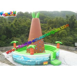 Buy cheap Customized Inflatable Climbing Wall , inflatable rock wall With Jungle from wholesalers