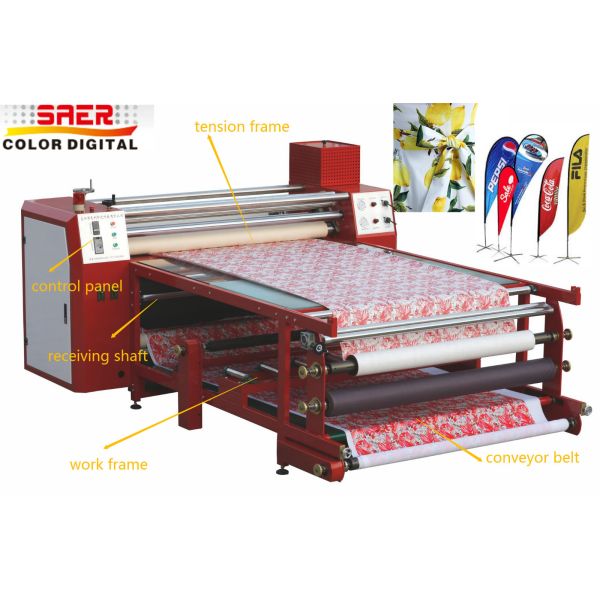 Buy cheap Roller Sublimation Heat Press Machine Cloths Printer Environment Friendly from wholesalers