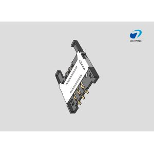 Buy cheap SIM Connectors, SIM Card Connectors, 2FF mini SIM Compatible Card, 6 Position, 2.54mm [.1in] Centerline,SMT from wholesalers