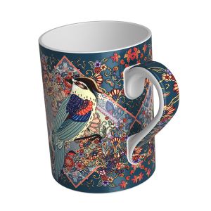 Buy cheap 8cm Bone China Cups Coffee Mugs Non Bisphenol With Ergonomic Hands product