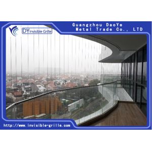 Building Curve Balcony Invisible Grille Tensile Strength Wire