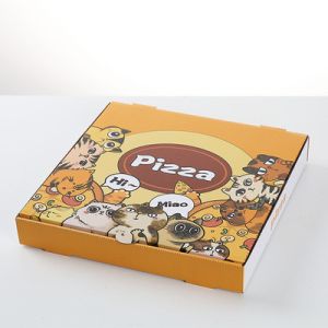 Buy cheap Custom 8 Inch 9 Inch Pizza Takeaway Boxes Matt Lamination product