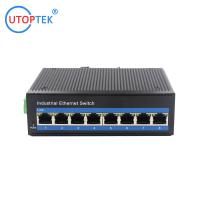 Buy cheap industrial gigabit switch 8port 10/100/1000M UTP ethernet network hub switch for product