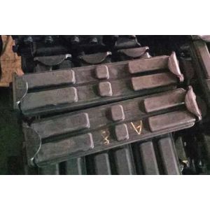 Buy cheap Replaceable Black Clip On Rubber Track Pads Noise Reduction 400mm Length from wholesalers