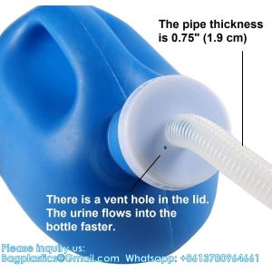 Buy cheap Portable Urinals Spill Proof 2000 Ml 68 Oz Urine Bottles For Men 63" Long Tube Urinals For Men Urine Jug Pipe from wholesalers