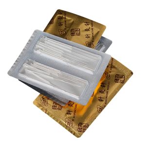 Painless Intradermal Acupuncture Needles Stainless Steel OEM Spring Handle