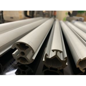 Buy cheap Silver Anodized T Slot Aluminum Extrusion Profile Round Assembly Line from wholesalers