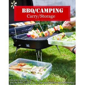 Buy cheap Refrigerator Organizer Bin, Plastic Food Storage Containers With Lid, Stackable Food Organizer Keeper from wholesalers