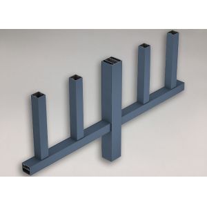 Buy cheap GB 5237-2008 Extruded Aluminum Profiles Aluminium Handrail Profiles T4 T5 T6 product