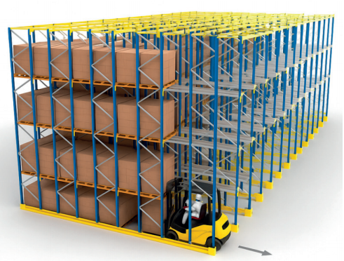 Buy cheap Lower Operating Costs Drive-in Racking Higher Density with Fewer Aisles product