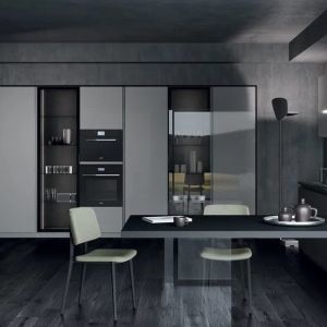 Modern Style Designs Melamine-faced Chipboard Kitchen Cabinets With Peninsula
