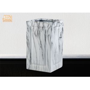 Buy cheap Durable MGO Decorating Clay Flower Pots Cuboid Shape from wholesalers