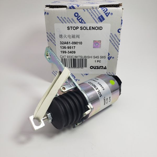 32A61-09010 136-9517 199-3409 Shutoff Solenoid Valve For 933C MITSUBISHI S4S S6S