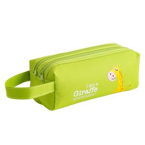 Canvas Geometric Pencil Bag Case for School Supplies Custom Print Cute Pencil