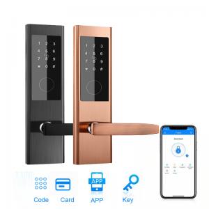 Buy cheap 75mm RFID Smart Card Door Lock Mifare Bluetooth Entry Door Lock product
