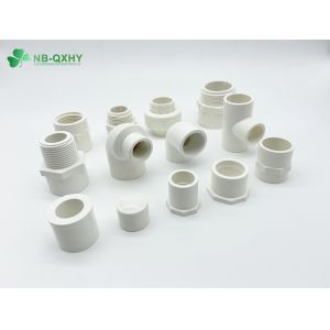 Buy cheap QX Connection White 1/2 to 4 Inch Sch40 UPVC Fittings in White with Glue Connection from wholesalers