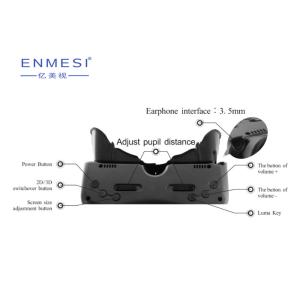 2.6" Screen 3D Helmet Head Mounted Display 500cd/m2 HD Virtual Reality