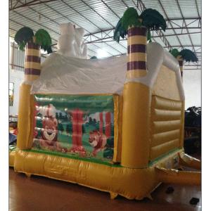 Buy cheap Small Inflatable Tiger Bounce Forest Jungle Tiger Modeling Inflatable Jump House For Children Under 8 Years from wholesalers