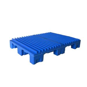 Buy cheap Stackable 4000Kg Static Injection Molded Plastic Pallets HDPE Blue from wholesalers