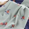 Buy cheap Wholesale Woven Viscose Linen Rayon Blend Embroidery Flower Fabric For Dress from wholesalers