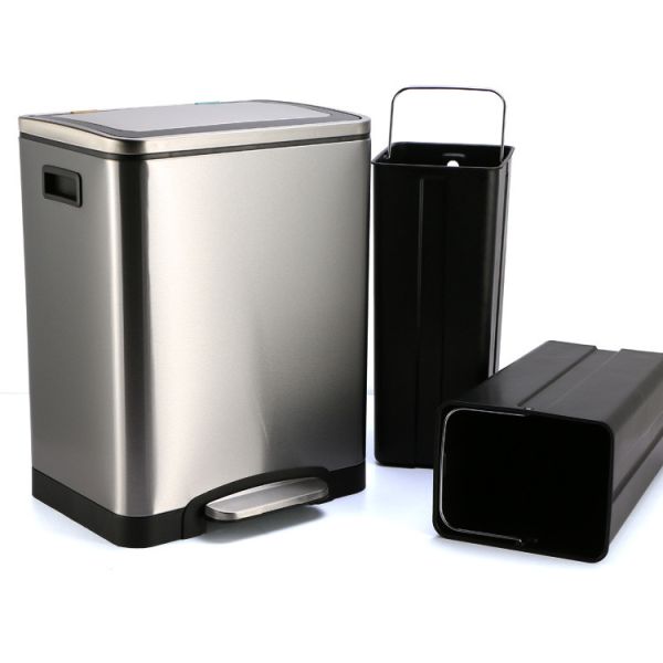 Quality 12L Small Rectangle Bathroom Bin for sale