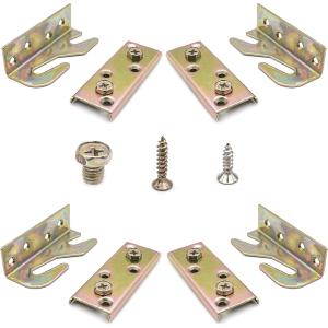 Buy cheap Surealong Metal Bed Frame Hooks for Headboard Furniture Hardware 86mm*26.5mm*33mm from wholesalers