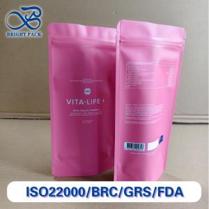 Refillable Stand Up Pouch with 8-color HD Flexogravure Printing and Temperature