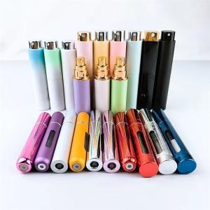 Buy cheap Matte Colourful Mini Travel Portable Refillable Glass Spray Bottle from wholesalers