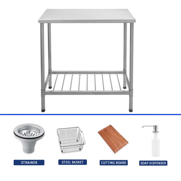Buy cheap Cabinet Desk Top Mount Rectangular Stainless Steel Washing Up Bowl from wholesalers