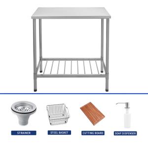 Buy cheap Cabinet Desk Top Mount Rectangular Stainless Steel Washing Up Bowl from wholesalers