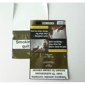 Buy cheap Custom plastic 30g Rolling Tobacco Plastic Pouch with Adhesive from wholesalers