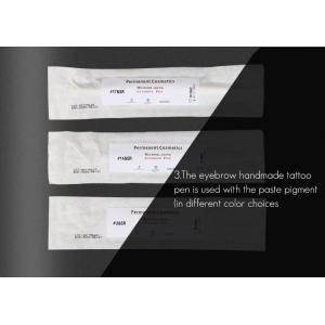 Dual Head Disposable Manual Tattoo Pen Permanent Makeup Hand Tool With EO Gas