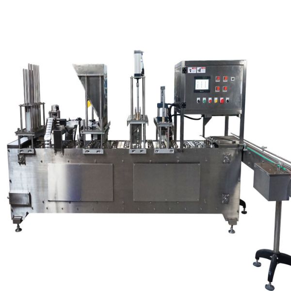 Buy cheap 4-6 Heads Tray Filling Machine For Oat Granules Packaging With ±1% Filling Accuracy from wholesalers