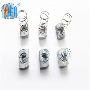 Buy cheap Pre Galvanized Steel M6 Long Spring Channel Nut from wholesalers