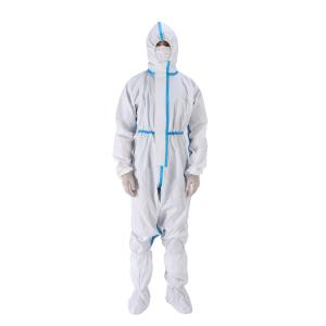 Buy cheap Disposable Medical Protective Coverall Suit Bacteria And Viruses Resistance from wholesalers