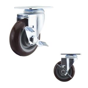 OEM 232lbs Locking Medium Duty Casters For Transport Trolley