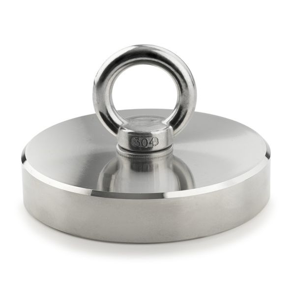 Quality Super Strong Fishing Magnet Kit with Pull Force of 2200 LBS and Q235 Round Steel Cup for sale