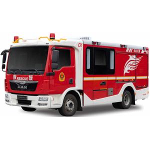 Buy cheap MAN Small Fire Fighting Truck and Foam Tender with 8 Firefighters from wholesalers