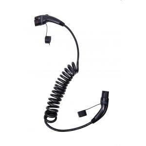 Buy cheap 32A 250V 7kW Type 1 To Type 2 EV Charging Cable IEC 62196-2 Mode 3 Charging Cable from wholesalers