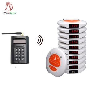 Buy cheap S910+C910 new wireless queue pager system for cafeteria product